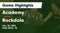 Academy  vs Rockdale  Game Highlights - Jan. 20, 2023