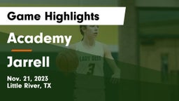 Academy  vs Jarrell  Game Highlights - Nov. 21, 2023
