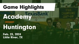 Academy  vs Huntington  Game Highlights - Feb. 23, 2024