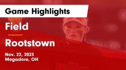 Field  vs Rootstown  Game Highlights - Nov. 22, 2023