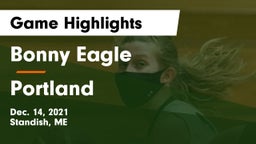 Bonny Eagle  vs Portland  Game Highlights - Dec. 14, 2021