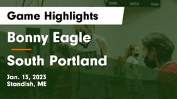 Bonny Eagle  vs South Portland  Game Highlights - Jan. 13, 2023