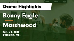 Bonny Eagle  vs Marshwood  Game Highlights - Jan. 31, 2023
