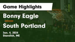 Bonny Eagle  vs South Portland  Game Highlights - Jan. 4, 2024