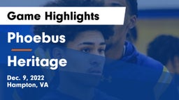Phoebus  vs Heritage  Game Highlights - Dec. 9, 2022