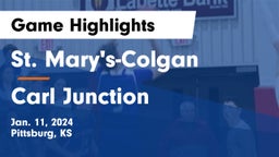 St. Mary's-Colgan  vs Carl Junction  Game Highlights - Jan. 11, 2024