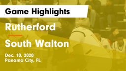 Rutherford  vs South Walton  Game Highlights - Dec. 10, 2020
