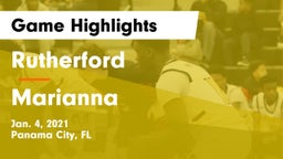 Rutherford  vs Marianna  Game Highlights - Jan. 4, 2021