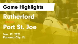 Rutherford  vs Port St. Joe  Game Highlights - Jan. 19, 2021