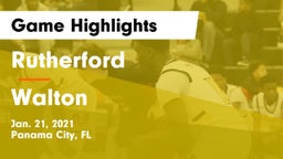 Rutherford  vs Walton  Game Highlights - Jan. 21, 2021