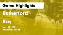 Rutherford  vs Bay  Game Highlights - Jan. 29, 2021