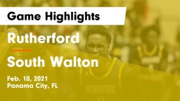 Rutherford  vs South Walton  Game Highlights - Feb. 10, 2021