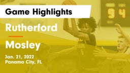 Rutherford  vs Mosley  Game Highlights - Jan. 21, 2022