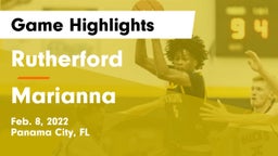 Rutherford  vs Marianna  Game Highlights - Feb. 8, 2022