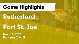 Rutherford  vs Port St. Joe  Game Highlights - Nov. 16, 2023