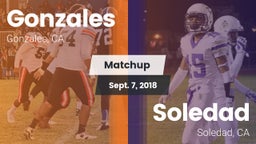 Matchup: Gonzales vs. Soledad  2018