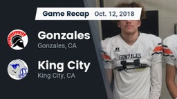 Recap: Gonzales  vs. King City  2018