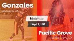 Matchup: Gonzales vs. Pacific Grove  2019