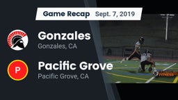 Recap: Gonzales  vs. Pacific Grove  2019