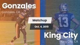 Matchup: Gonzales vs. King City  2019