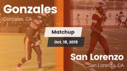 Matchup: Gonzales vs. San Lorenzo  2019