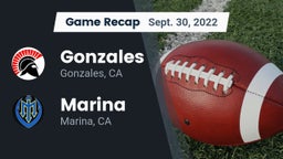 Recap: Gonzales  vs. Marina  2022