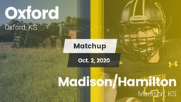 Matchup: Oxford  vs. Madison/Hamilton  2020