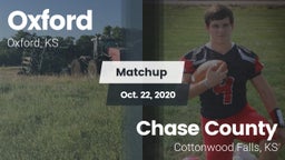 Matchup: Oxford  vs. Chase County  2020