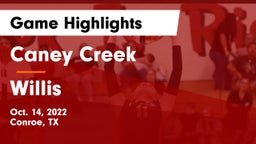 Caney Creek  vs Willis  Game Highlights - Oct. 14, 2022