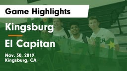 Kingsburg  vs El Capitan  Game Highlights - Nov. 30, 2019
