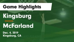 Kingsburg  vs McFarland  Game Highlights - Dec. 4, 2019