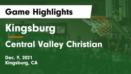 Kingsburg  vs Central Valley Christian Game Highlights - Dec. 9, 2021