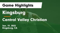 Kingsburg  vs Central Valley Christian Game Highlights - Jan. 19, 2023