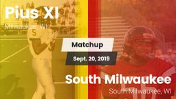 Matchup: Pius XI  vs. South Milwaukee  2019