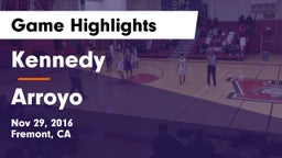 Kennedy  vs Arroyo  Game Highlights - Nov 29, 2016