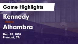 Kennedy  vs Alhambra  Game Highlights - Dec. 20, 2018