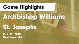 Archbishop Williams  vs St. Josephs Game Highlights - Oct. 17, 2020