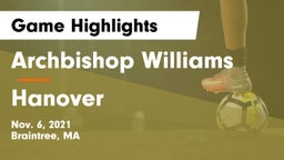 Archbishop Williams  vs Hanover  Game Highlights - Nov. 6, 2021