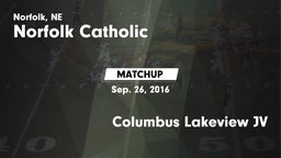 Matchup: Norfolk Catholic vs. Columbus Lakeview JV 2016