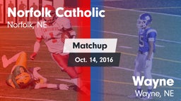 Matchup: Norfolk Catholic vs. Wayne  2016