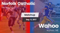 Matchup: Norfolk Catholic vs. Wahoo  2017