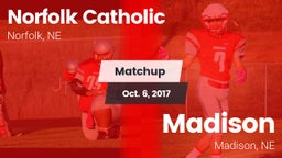 Matchup: Norfolk Catholic vs. Madison  2017