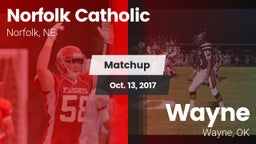 Matchup: Norfolk Catholic vs. Wayne  2017