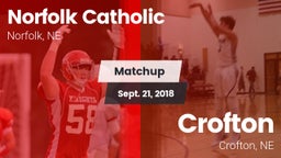 Matchup: Norfolk Catholic vs. Crofton  2018