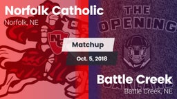 Matchup: Norfolk Catholic vs. Battle Creek  2018