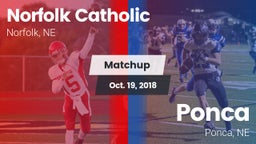 Matchup: Norfolk Catholic vs. Ponca  2018