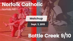 Matchup: Norfolk Catholic vs. Battle Creek 9/10 2019