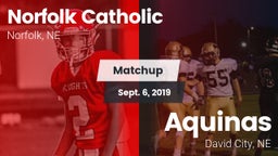 Matchup: Norfolk Catholic vs. Aquinas  2019