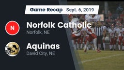 Recap: Norfolk Catholic  vs. Aquinas  2019