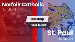 Matchup: Norfolk Catholic vs. St. Paul  2019